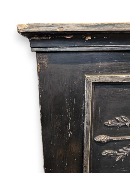 Wood Neoclassical Trumeau Style Wall Mirror
