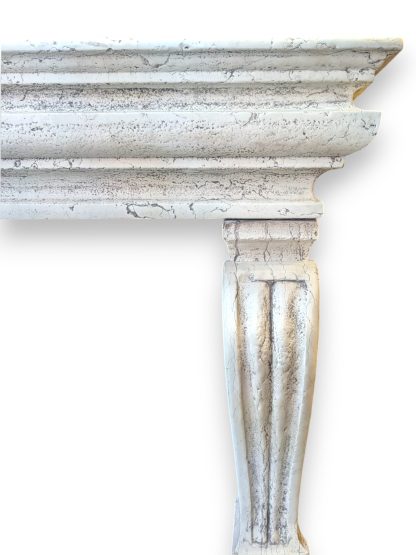 Empire Style Stone Lion's Paws Fireplace Surround