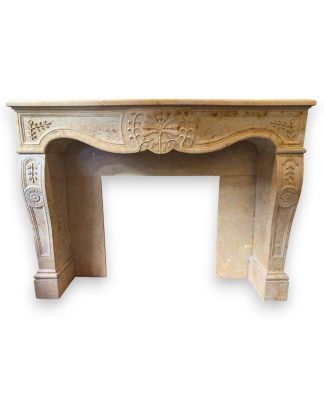 Yellow Verona Marble Fireplace Surround
