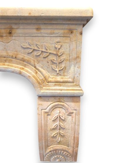 Yellow Verona Marble Fireplace Surround