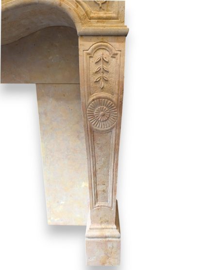 Yellow Verona Marble Fireplace Surround