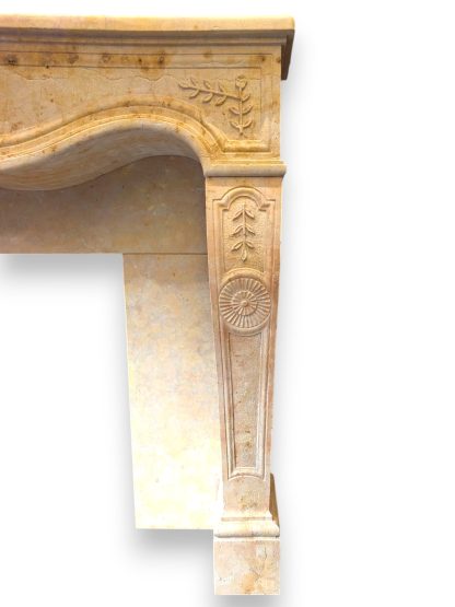 Yellow Verona Marble Fireplace Surround