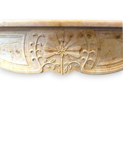 Yellow Verona Marble Fireplace Surround