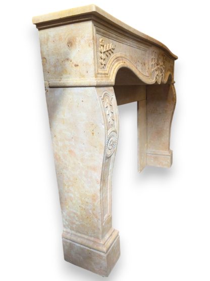 Yellow Verona Marble Fireplace Surround