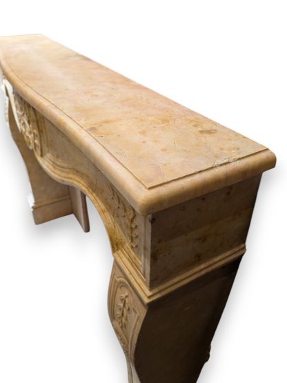 Yellow Verona Marble Fireplace Surround