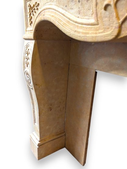 Yellow Verona Marble Fireplace Surround