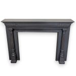 Neoclassical Oak Fireplace Surround